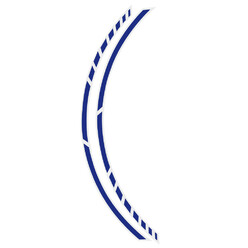 Foliatec Racing Blue Pin-Striping Design