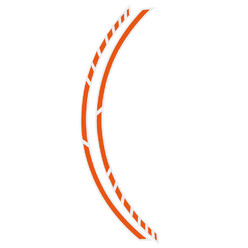 Foliatec Racing Orange Pin-Striping Design