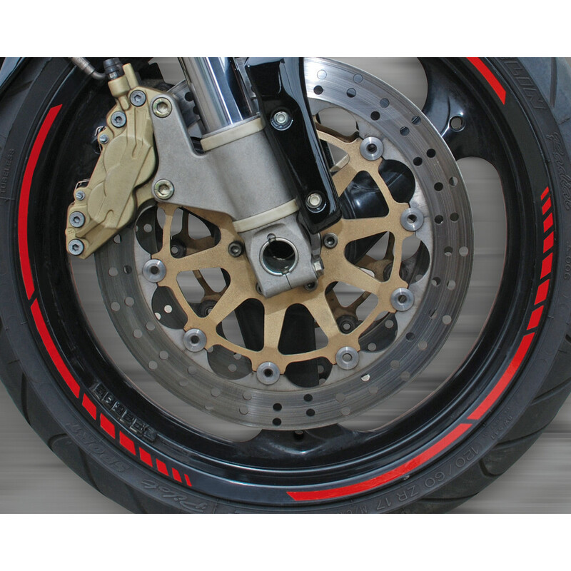 Foliatec Racing Orange Pin-Striping Design