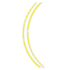 Foliatec Racing Neon Yellow Pin-Striping Design