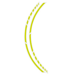 Foliatec Racing Neon Green Pin-Striping Design