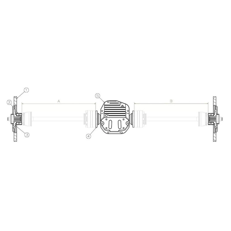 Wisefab Rear Halfshaft Kit for Nissan 200SX S13