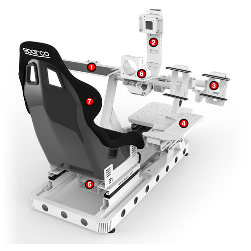 RSeat B1 Cockpit White