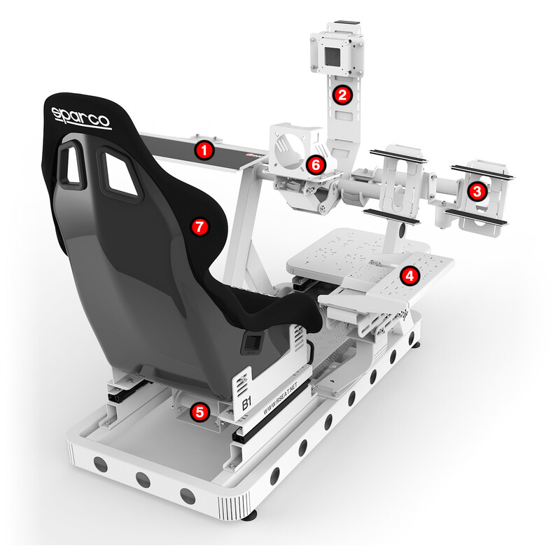 RSeat B1 Cockpit White
