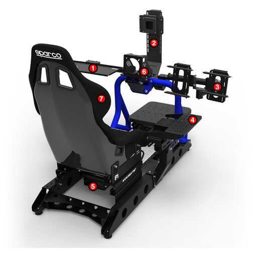 RSeat P1 Cockpit Blue