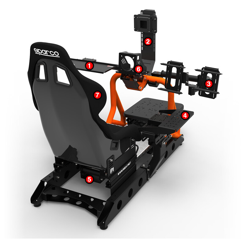 RSeat P1 Cockpit Orange