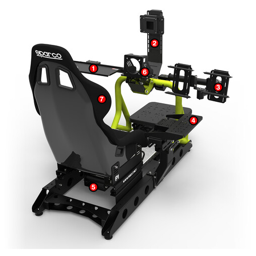 RSeat P1 Cockpit Yellow