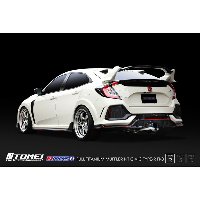 Tomei Expreme Ti Type-R Exhaust System for Honda Civic Type R FK8