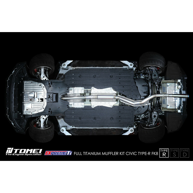 Tomei Expreme Ti Type-R Exhaust System for Honda Civic Type R FK8
