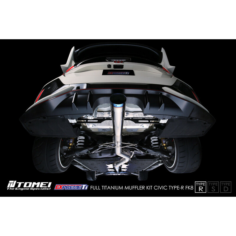 Tomei Expreme Ti Type-R Exhaust System for Honda Civic Type R FK8