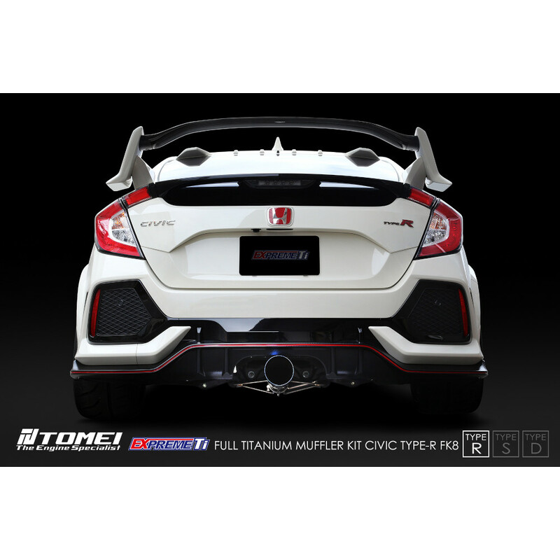 Tomei Expreme Ti Type-R Exhaust System for Honda Civic Type R FK8