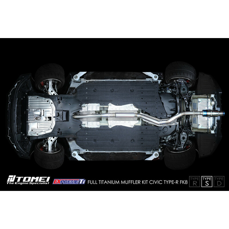 Tomei Expreme Ti Type-S Exhaust System for Honda Civic Type R FK8