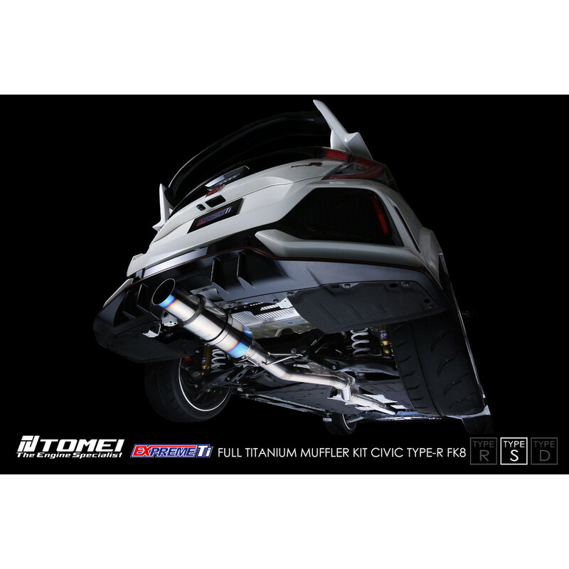 Tomei Expreme Ti Type-S Exhaust System for Honda Civic Type R FK8
