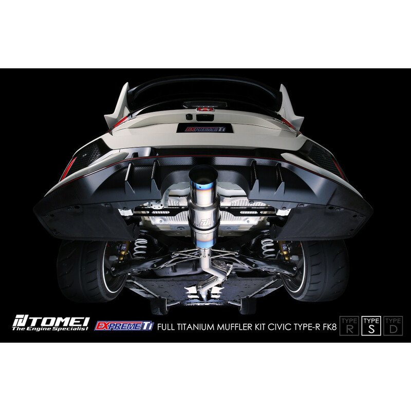 Tomei Expreme Ti Type-S Exhaust System for Honda Civic Type R FK8