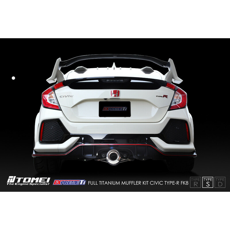 Tomei Expreme Ti Type-S Exhaust System for Honda Civic Type R FK8