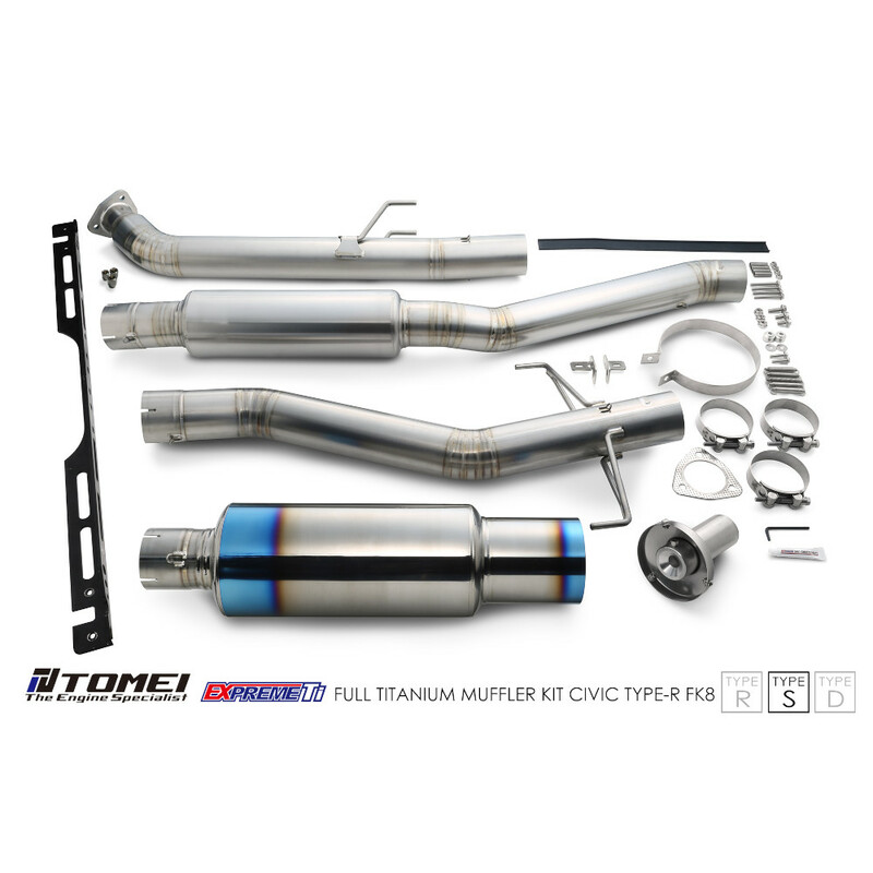 Tomei Expreme Ti Type-S Exhaust System for Honda Civic Type R FK8
