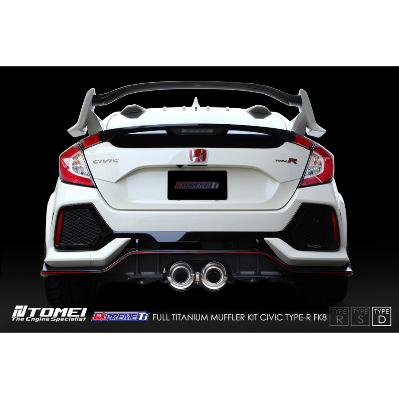Tomei Expreme Ti Type-D Exhaust System for Honda Civic Type R FK8