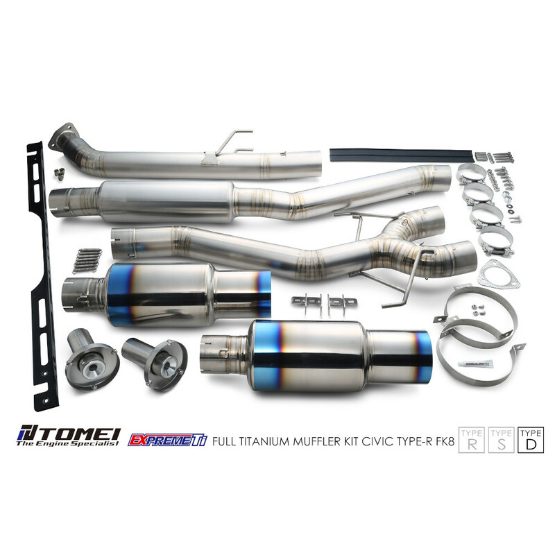 Tomei Expreme Ti Type-D Exhaust System for Honda Civic Type R FK8
