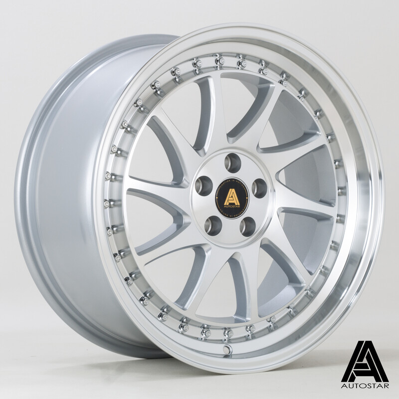 Autostar Vader 18x8.5" 5x100 ET35, Silver