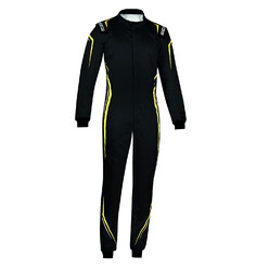 Sparco Prime FIA Racing Suit - Black & Yellow