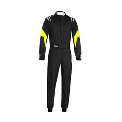 Sparco Competition Racing Suit - Black & Yellow