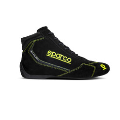Sparco Slalom Shoes - Black & Yellow (FIA)
