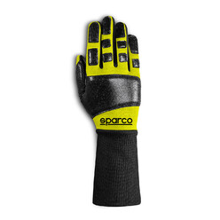 Sparco R-Meca Mechanics Gloves - Yellow (FIA)