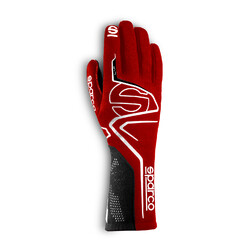 Sparco Lap Gloves, Red (FIA)