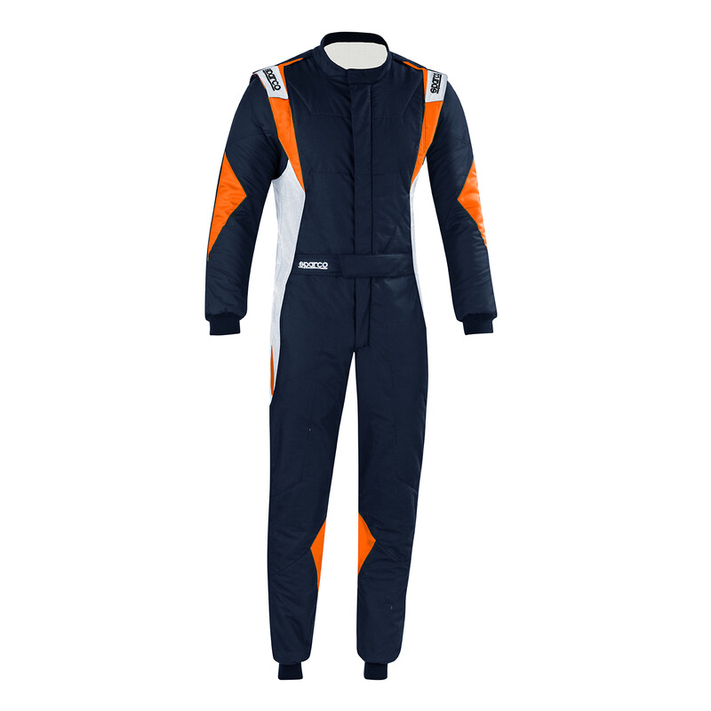 Sparco Superleggera Racing Suit Navy Orange 001142 Official Sparco Distributor DriftShop