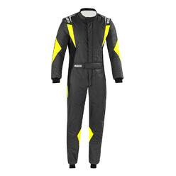 Sparco Superleggera Racing Suit, Grey & Yellow