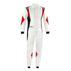 Sparco Superleggera Racing Suit, White & Red