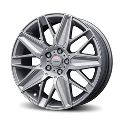 Momo Evoluzione 18x8" 4x108 ET30, Matt Titan & Silver