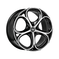 MSW 82 18x8" 5x110 ET40, Gloss Black, Machined Spokes