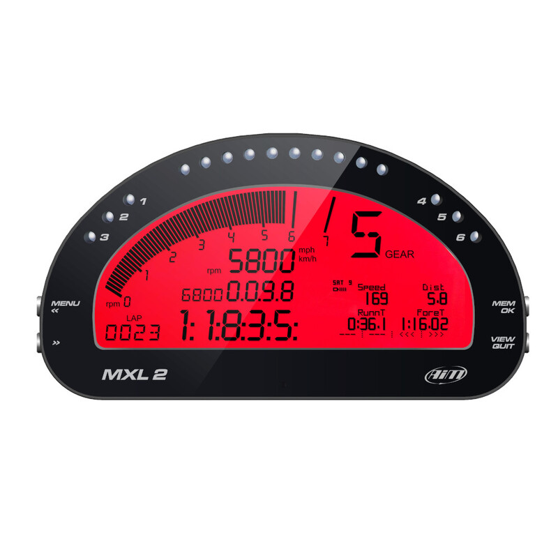 AiM MXL 2 Dash Logger with GPS Module