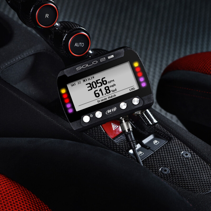 AiM Solo 2 DL GPS Lap Timer with ECU Input