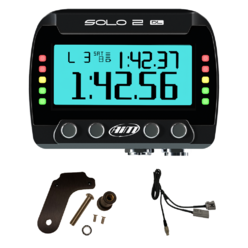 AiM Solo 2 DL Plug & Play Kit for Motorbike