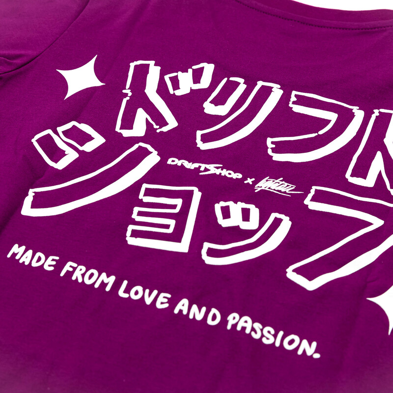 DriftShop X Lighton "Dorifuto" Pink T-Shirt - Women's Cut
