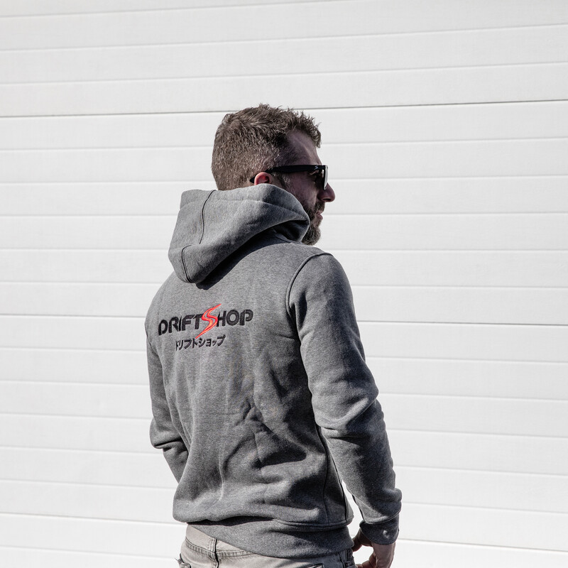 DriftShop Premium Grey Zipped Hoodie