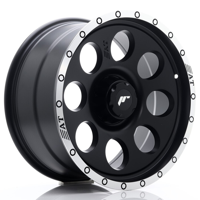 Japan Racing JRX-4 18x9" (6 hole custom PCD) ET0-20, Flat Black
