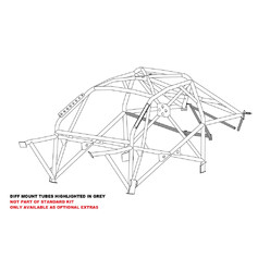 Custom Cages Multipoint Weld-In Roll Cage for BMW E46 2 Door, inc. M3 - FIA