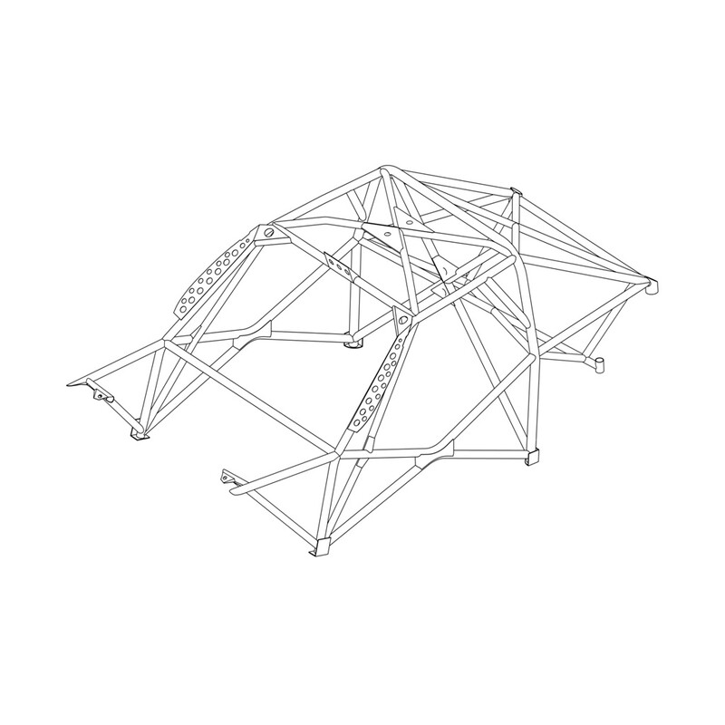 Custom Cages Multipoint Weld-In Roll Cage for BMW E92 (2-Door) - FIA