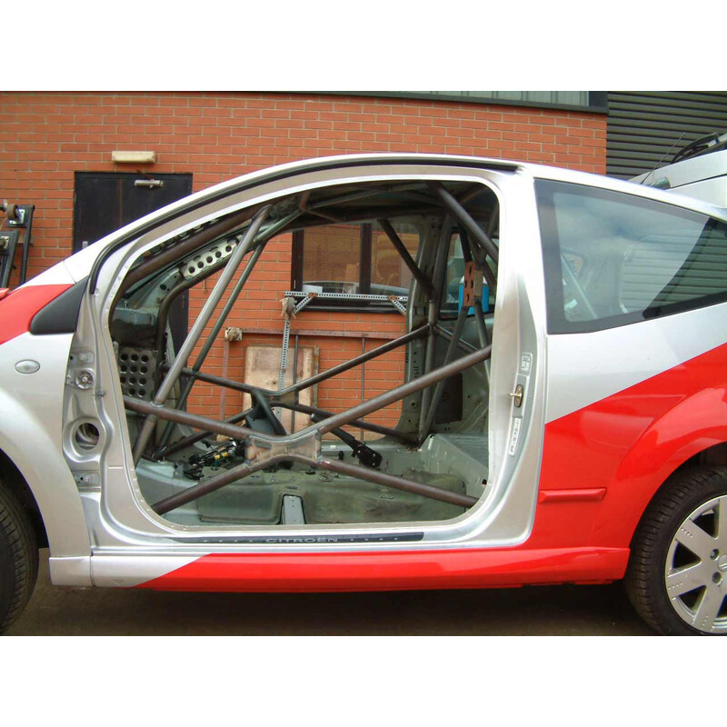 Custom Cages Multipoint Weld-In Roll Cage for Citroen C2 - FIA