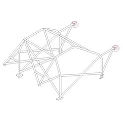 Custom Cages Multipoint Weld-In Roll Cage for Ford Fiesta MK3 - FIA