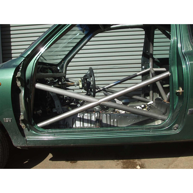 Custom Cages Multipoint Weld-In Roll Cage for Nissan Micra K12 (02-10) - FIA