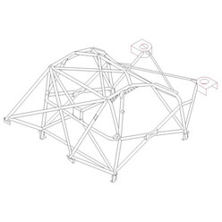 Custom Cages Multipoint Weld-In Roll Cage for Subaru Impreza GD - FIA