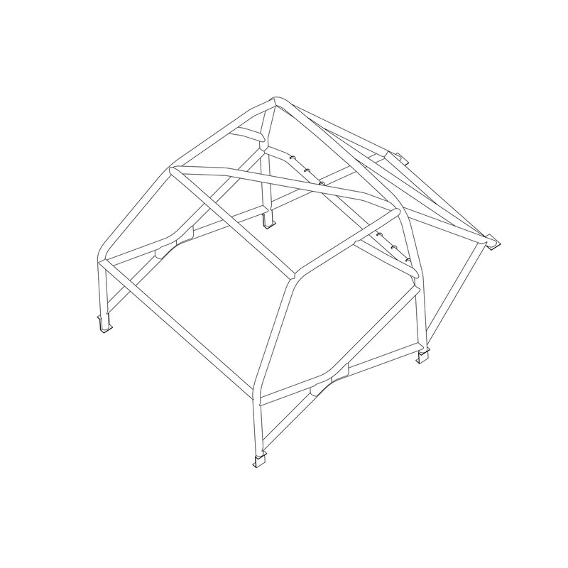 Custom Cages Multipoint Weld-In Roll Cage for Triumph Dolomite Sprint - FIA