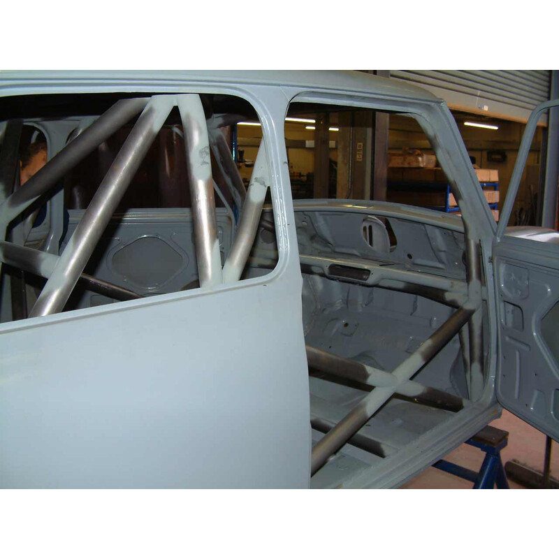 Custom Cages Historic Weld-In Roll Cage for Mini GPA - FIA