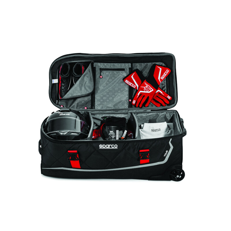 Sparco Tour Martini Racing Trolley Bag - Red