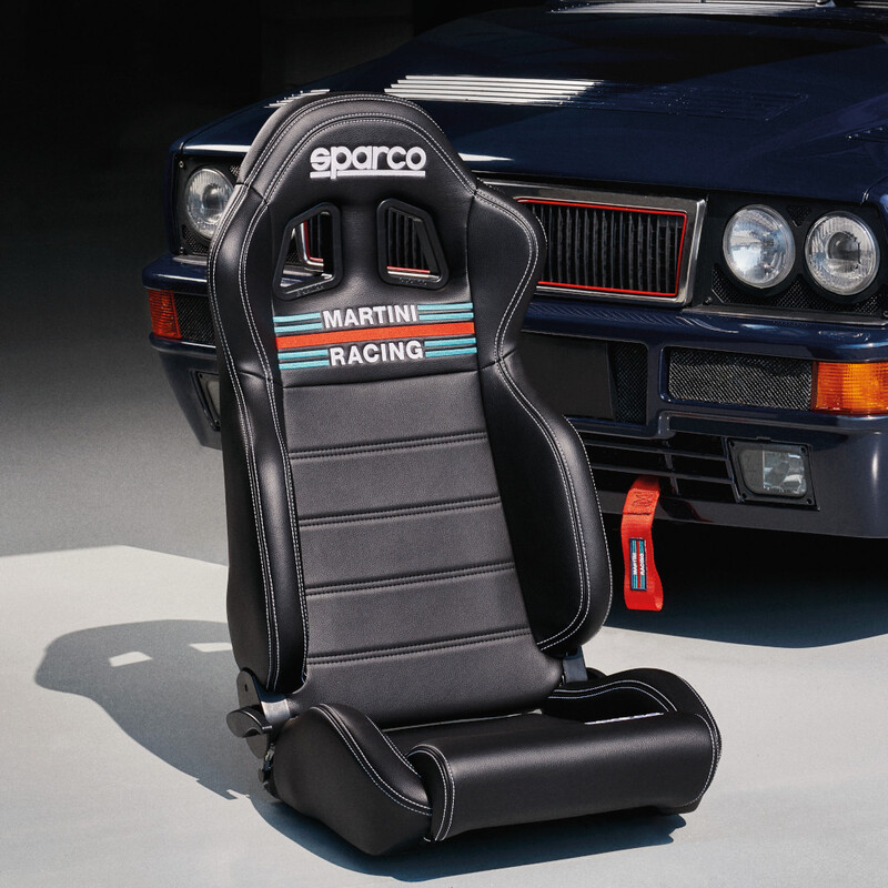 Sparco R100 MY22 Martini Racing Bucket Seat