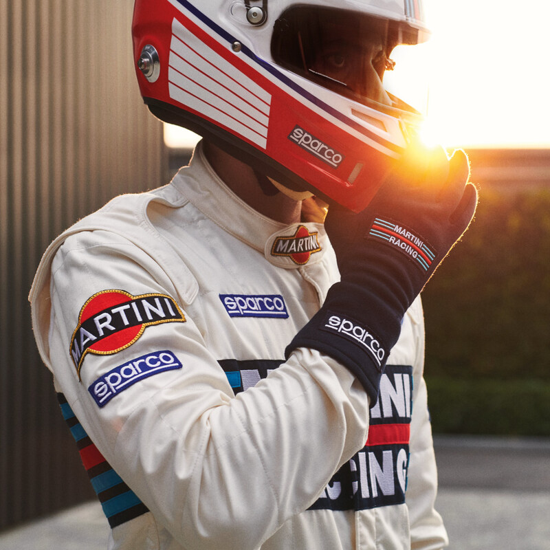 Sparco R567 Martini Racing Replica Suit, White (FIA 8856-2018)
